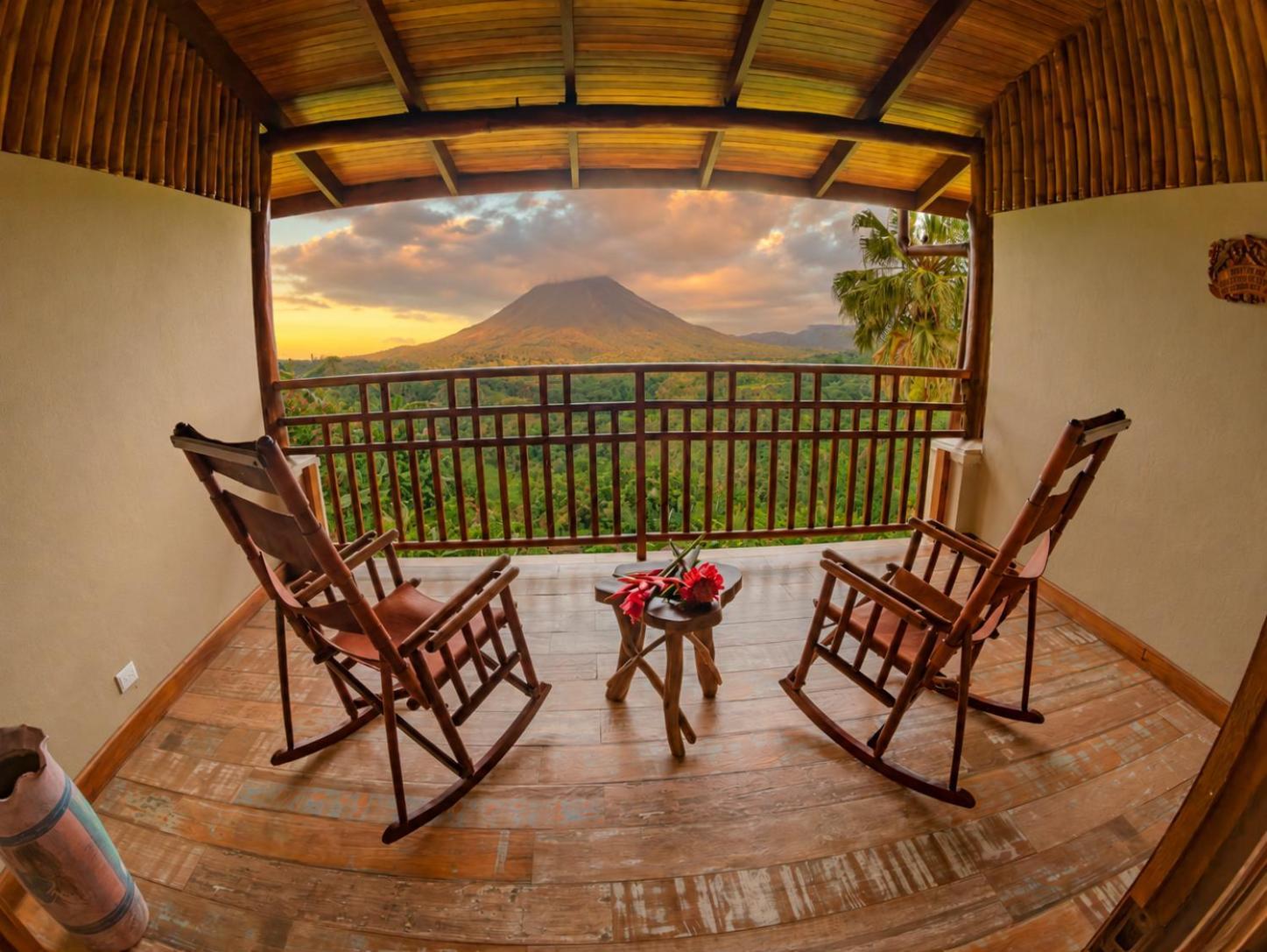Habitación estándar con vistas al volcán Arenal